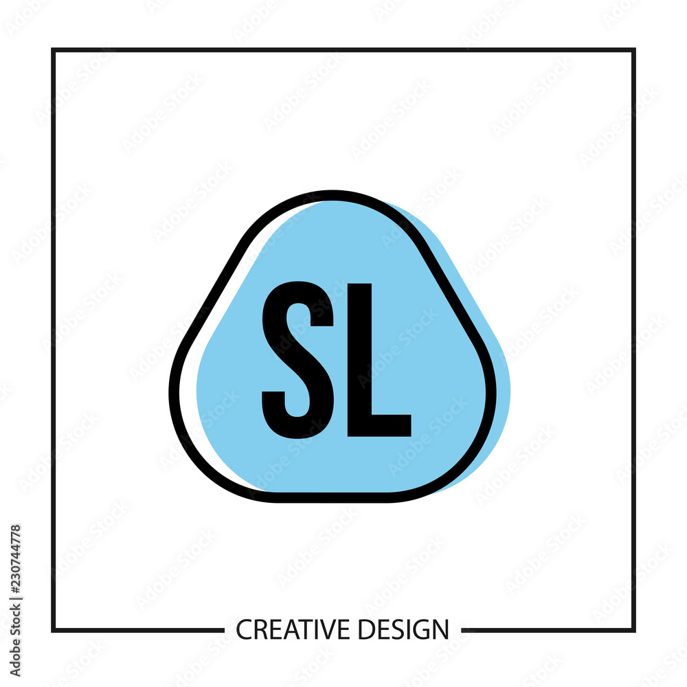 Initial Letter SL Logo Template Design Initial Letter SL Logo Template Design