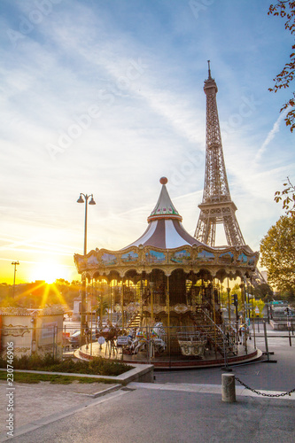 Eiffel and Carousel