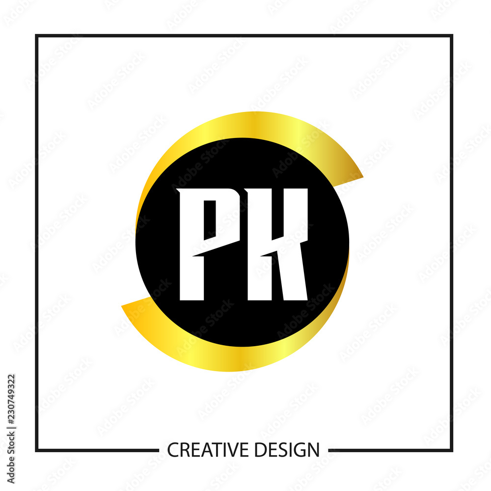 Initial Letter PK Logo Template Design Initial Letter PK Logo Template Design
