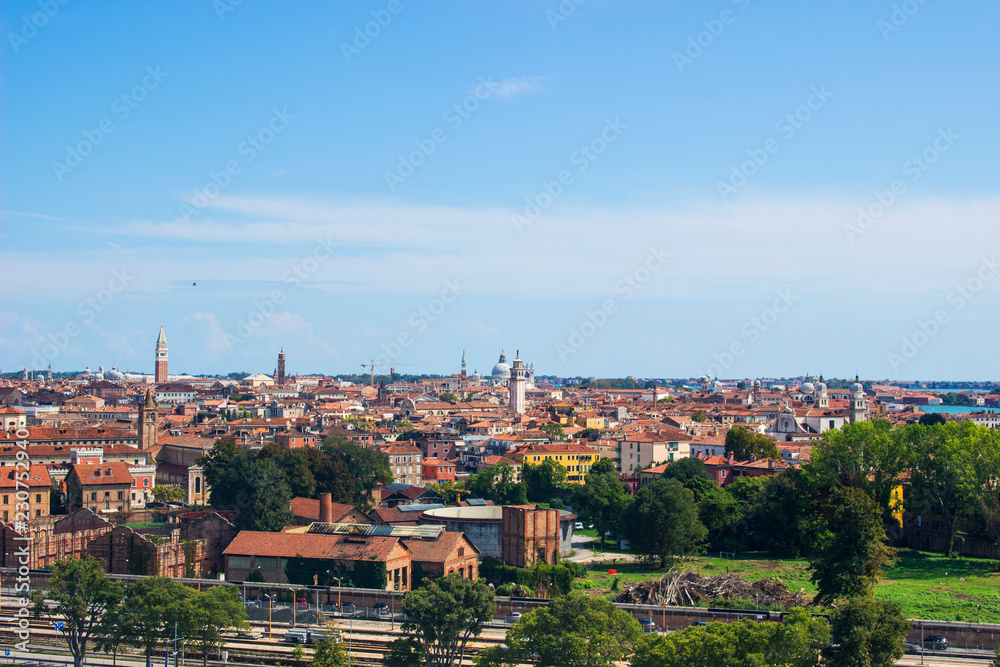 view of the city in venic italy