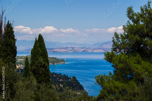 landscape corfu greece