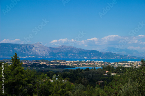 landscape corfu greece