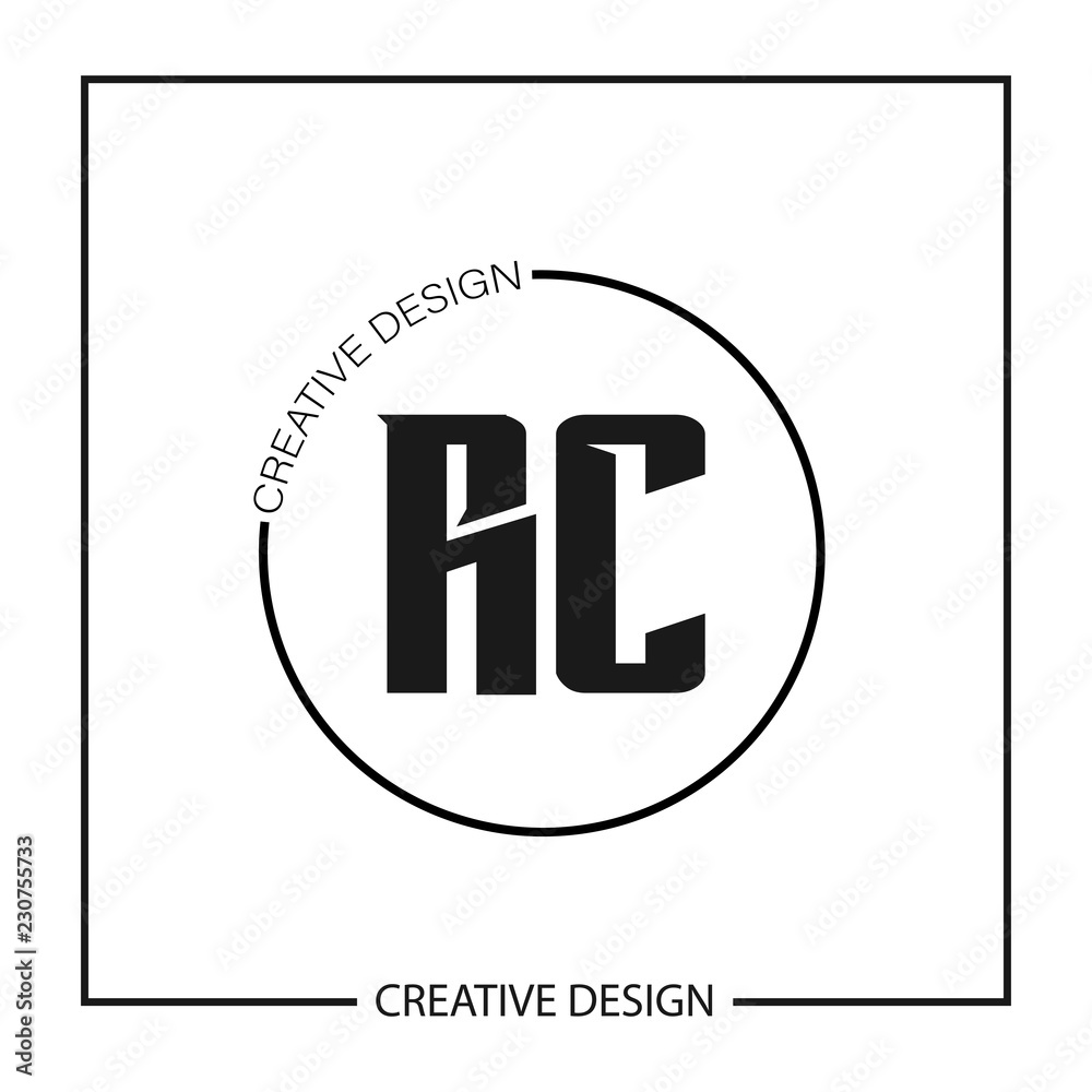 Initial Letter RC Logo Template Design Initial Letter RC Logo Template Design