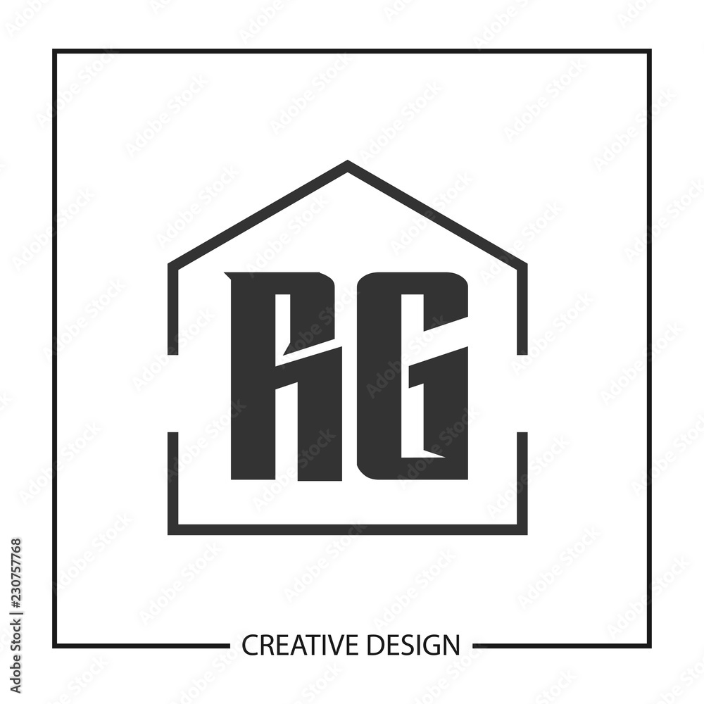 Initial Letter RG Logo Template Design Initial Letter RG Logo Template Design