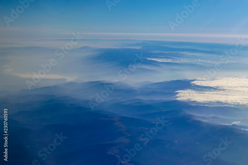 Cloud lie in mountains © German