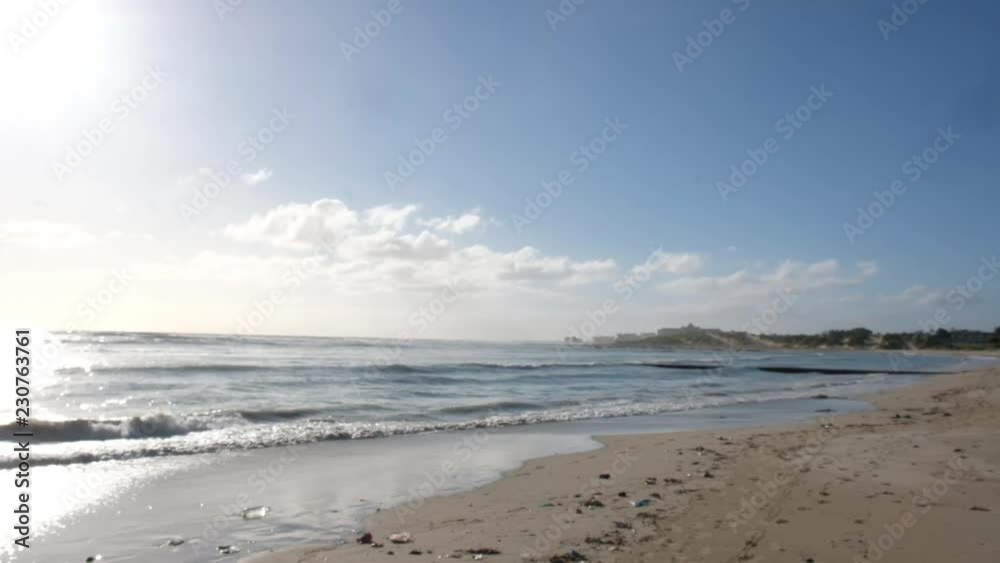 Gordon's Bay beach view of horizon