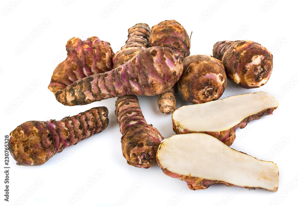 Jerusalem artichoke in studio Jerusalem artichoke in studio