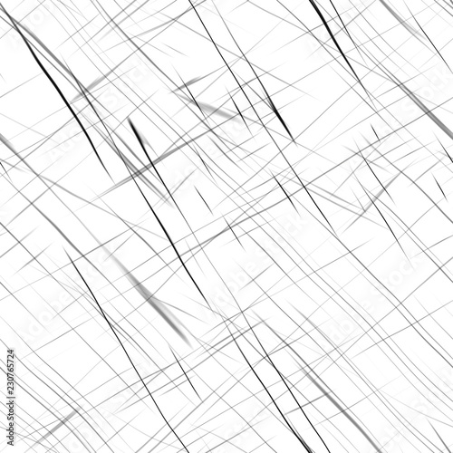 Black scratches on a white background. Seamless grunge texture.