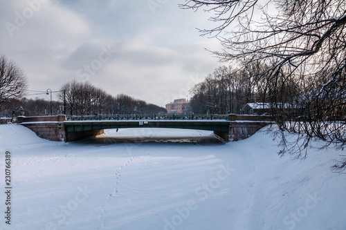 2nd sadovyiy bridge, Sankt-Peterburg, Russia © mihashi