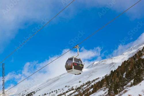 Mountain ski resort Obergurgl Austria