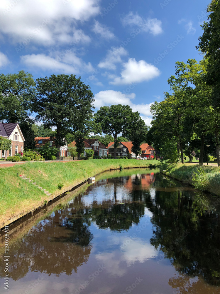 Canal in Oosterwolde
