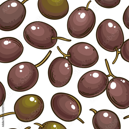 olive vector pattern