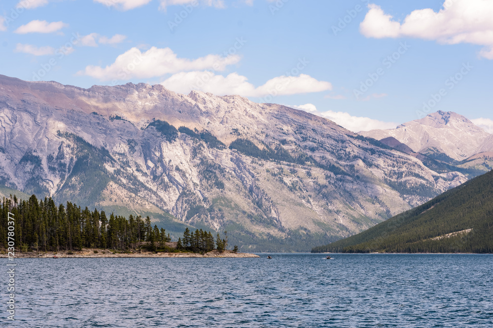 Lake in the Rocky Mountains of British Columbia, Canada
