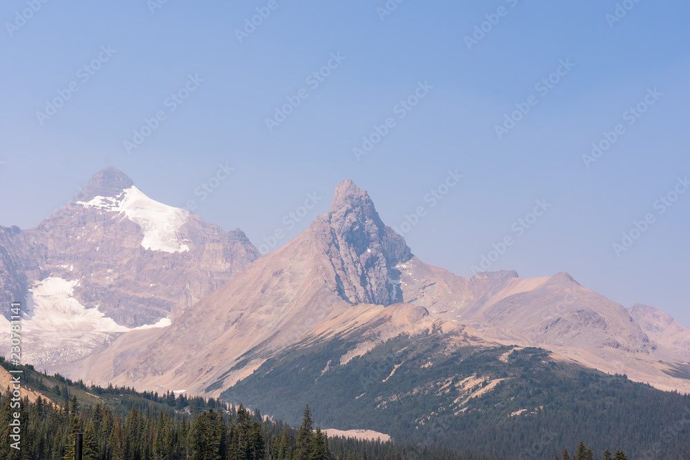 Scene from a mountain in British Columbia, Canada