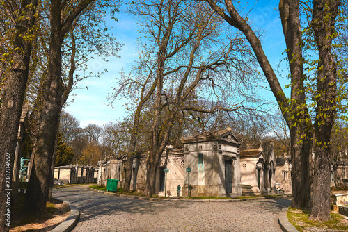  Pere Lachaise Cemetery in Paris,  France