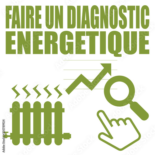 Logo faire un diagnostic énergétique.