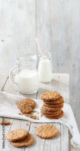 Homemade oatmeal cookies