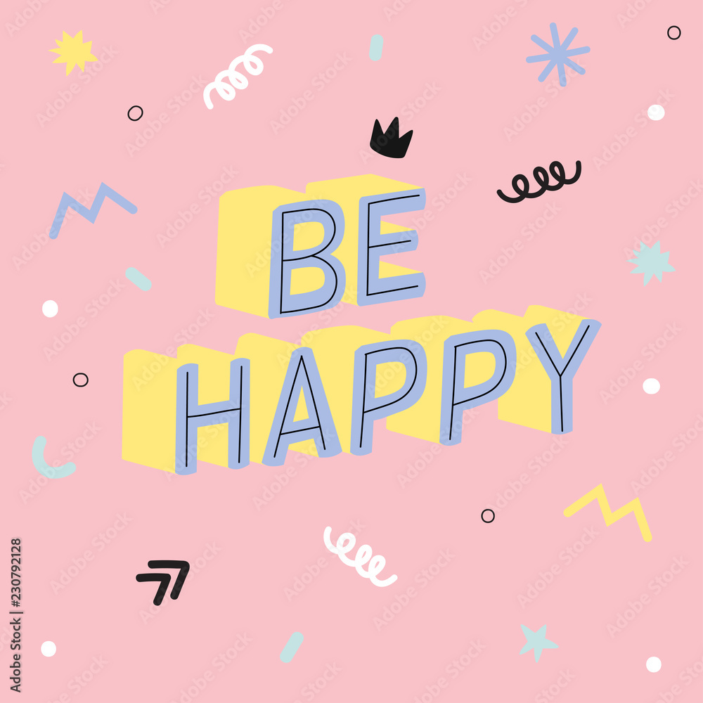 Motivational typography poster with cool quote. Isolated on color background. Trendy and cute lettering. Perfect for t shirt design, posters, stickers, banners, cards. Scandinavian style. Motivational typography poster with cool quote. Isolated on color background. Trendy and cute lettering. Perfect for t shirt design, posters, stickers, banners, cards. Scandinavian style.