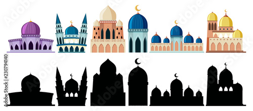 Mosque in differnt style