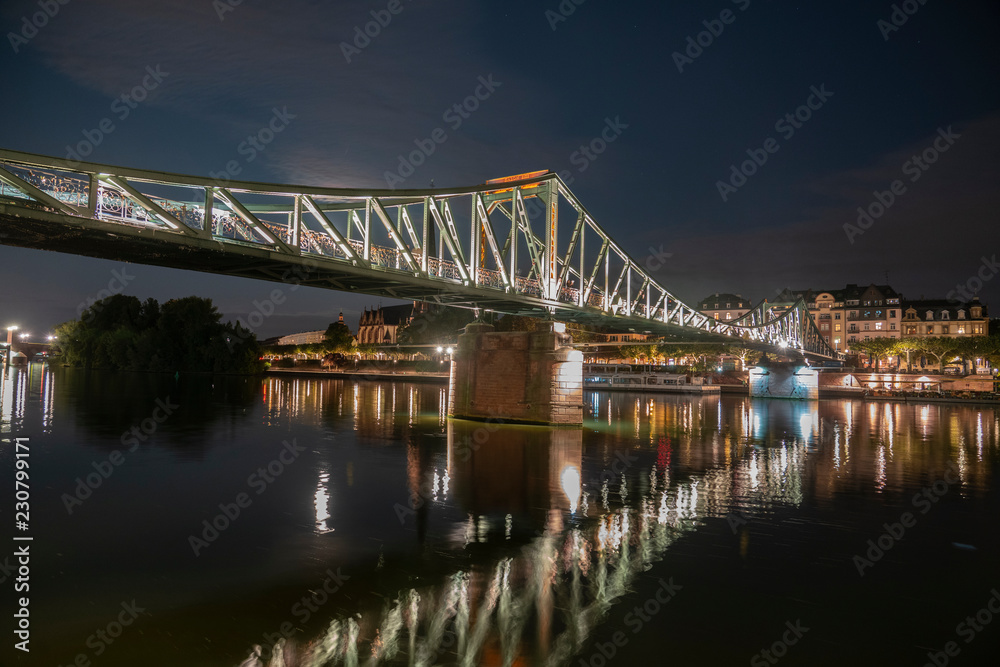 frankfurt city at night frankfurt city at night