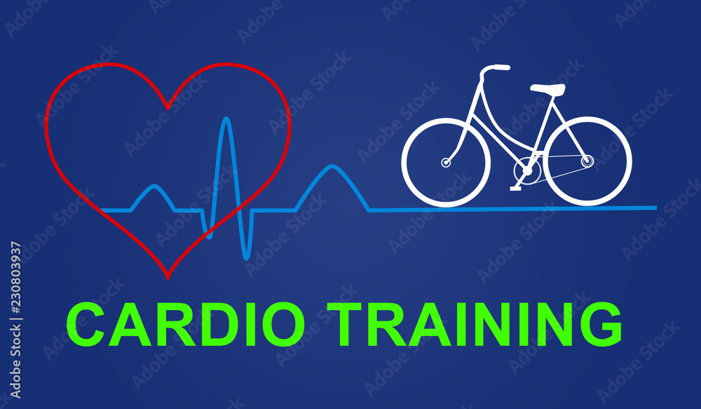Obraz premium Concept of cardio training
