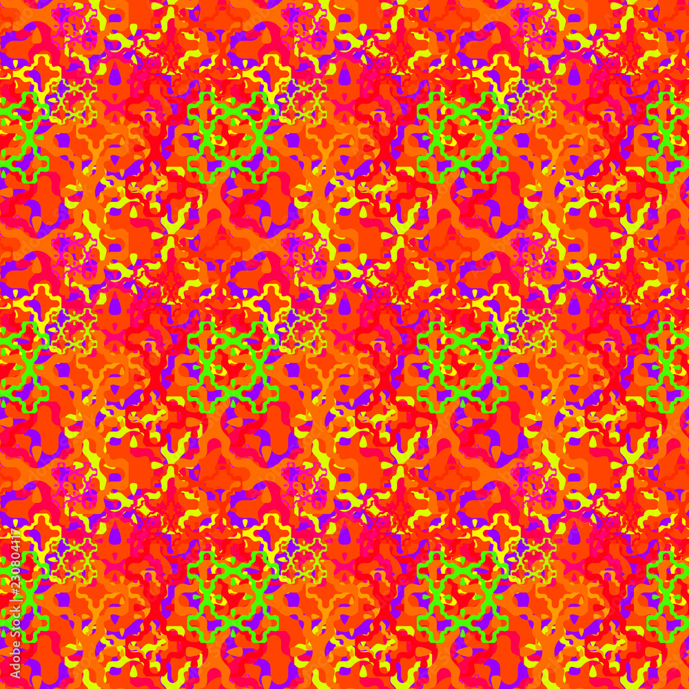 Seamless background pattern with colored varied squares. Seamless background pattern with colored varied squares.