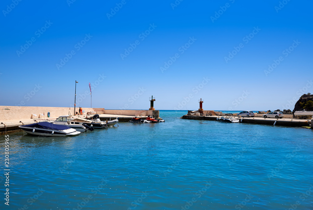 El Portet boats marina in Altea of Alicante