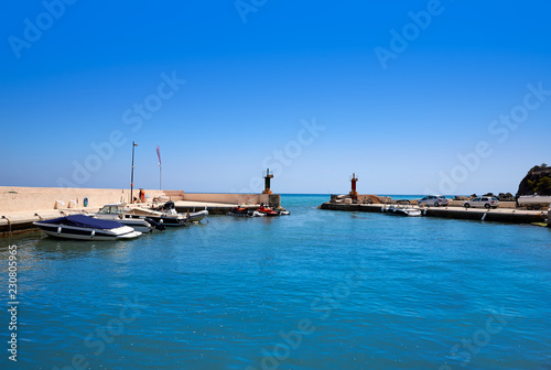El Portet boats marina in Altea of Alicante