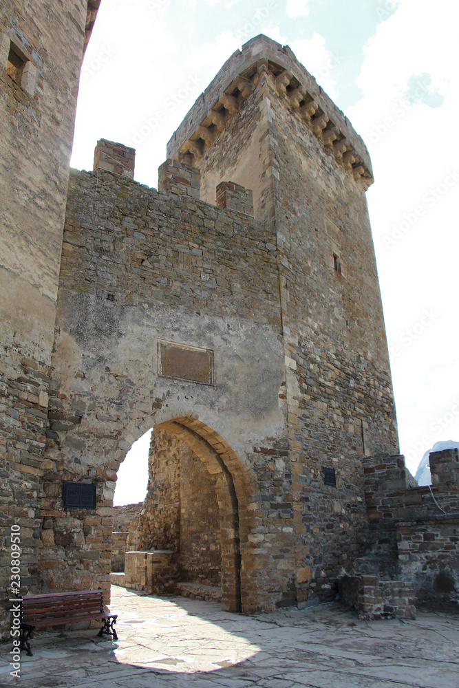 old city wall of the castle