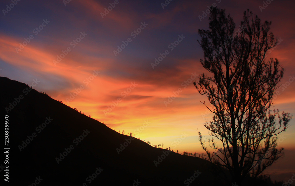 Breathtaking Sunrise From Ijen