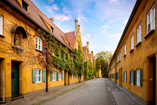 Fotografie Augsburg: Fuggerei - the world oldest social housing