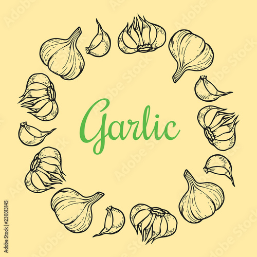garlic wreath