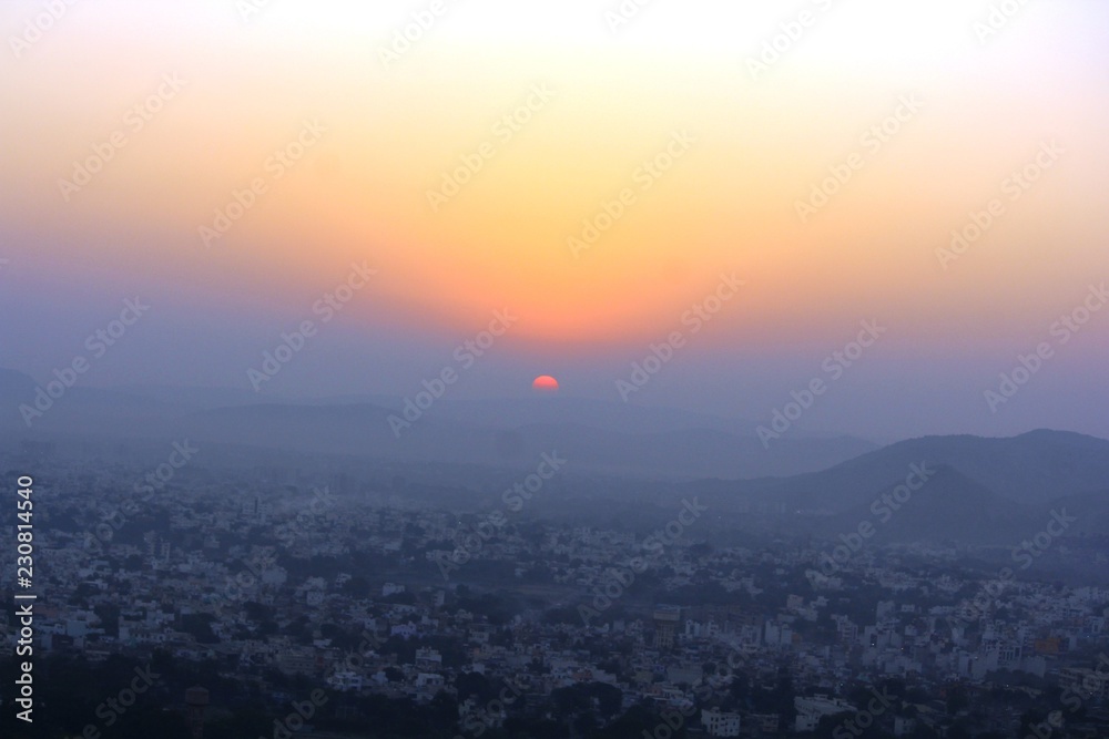 sunrise time in udaipur