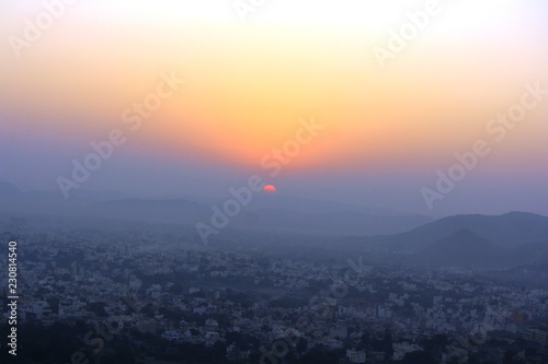 sunrise time in udaipur