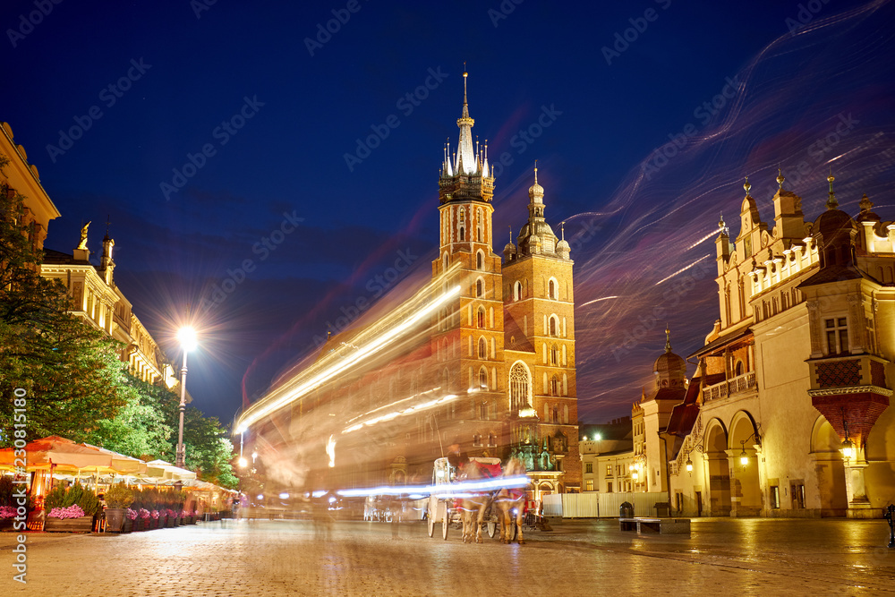 The Basilica of Saint Mary in Krakow