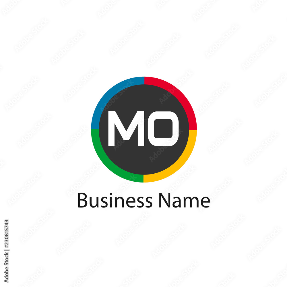 Initial Letter MO Logo Template Design Initial Letter MO Logo Template Design