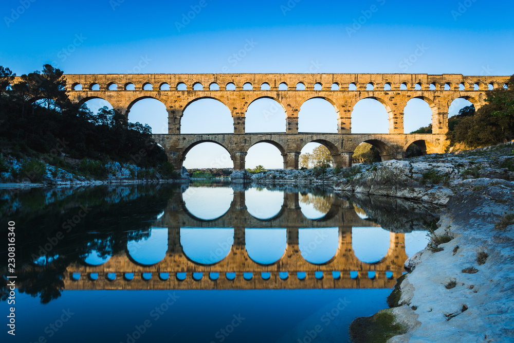 Pont du Gard - obrazy, fototapety, plakaty 
