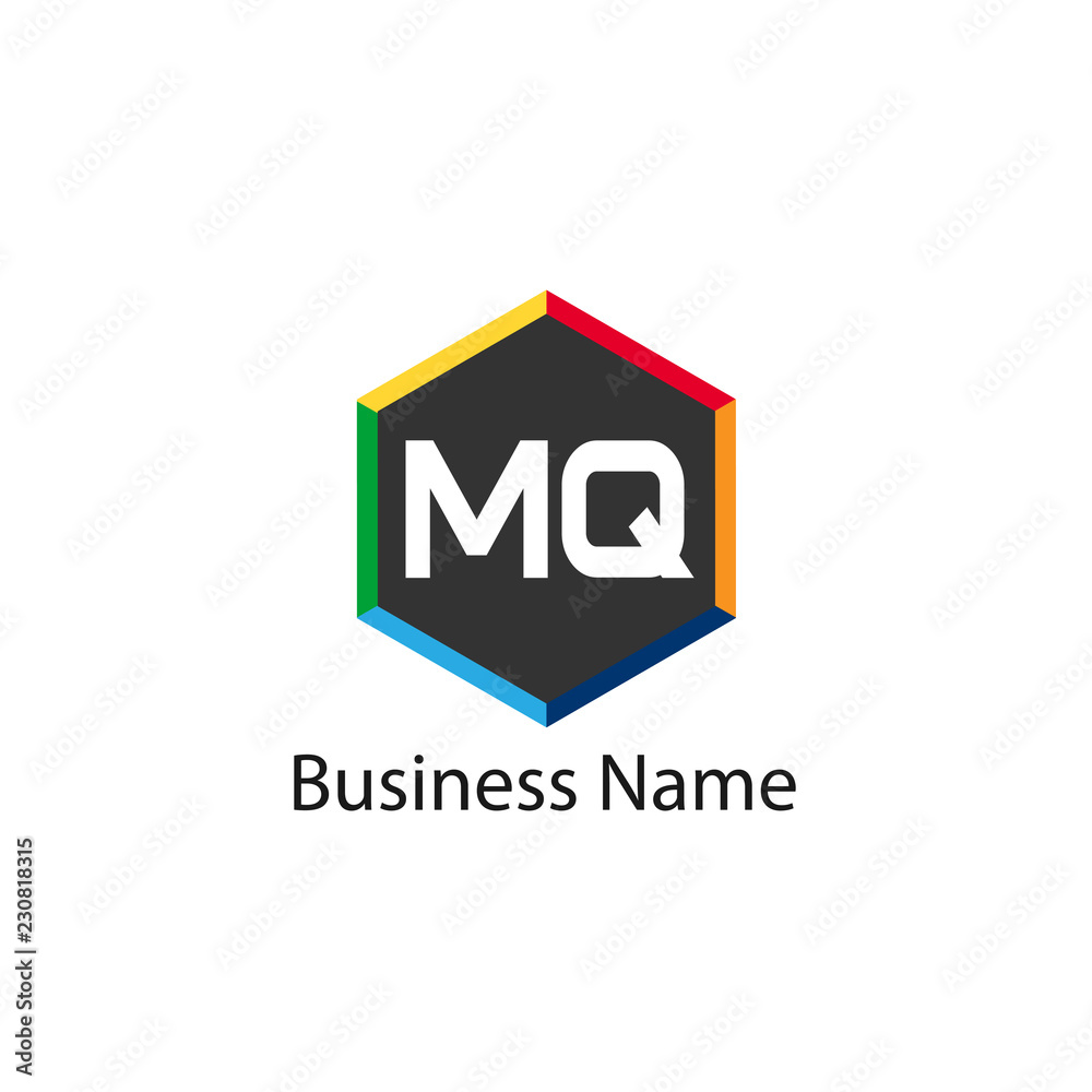 Initial Letter MQ Logo Template Design Initial Letter MQ Logo Template Design