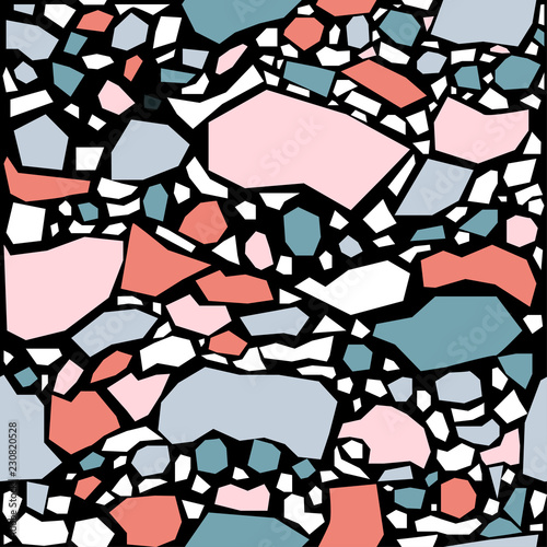 Abstract handmade seamless pattern. Childish craft wallpaper for birthday card, baby nappy, school party advertising, shop sale poster, holiday wrapping paper, textile, bag print, t shirt etc.