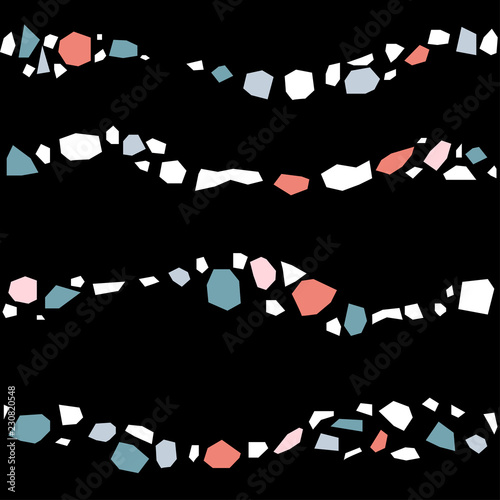 Abstract handmade seamless pattern. Childish craft wallpaper for birthday card, baby nappy, school party advertising, shop sale poster, holiday wrapping paper, textile, bag print, t shirt etc.