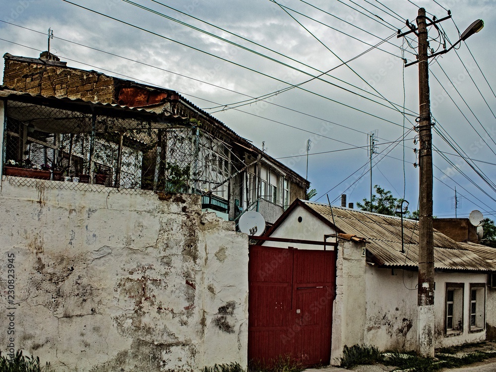 abandoned building