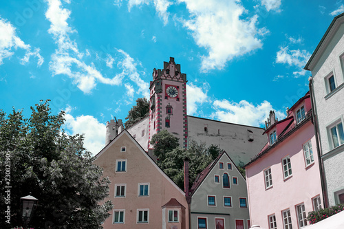 Architecture of Fussen, Germany