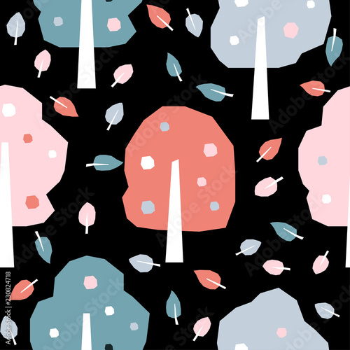 Abstract handmade seamless pattern. Childish craft wallpaper for birthday card, baby nappy, school party advertising, shop sale poster, holiday wrapping paper, textile, bag print, t shirt etc.