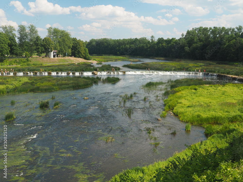 Kuldiga, Ventas Rumba, Wasserfall des Venta Flusses Kuldiga, Ventas Rumba, Wasserfall des Venta Flusses