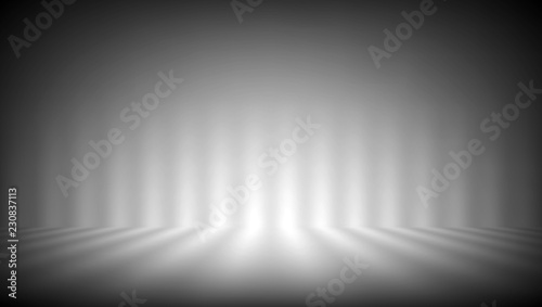 Soft Gray Photo Studio Strip Lights Room