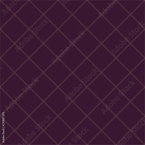Vector seamless pattern with classic diagonal ornament