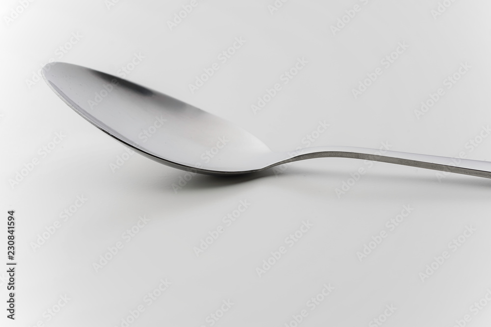 cutlery fork and spoon over white background cutlery fork and spoon over white background