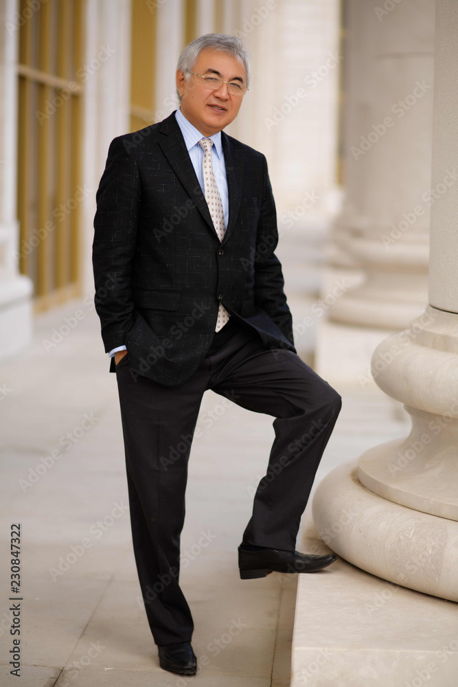 custom made wallpaper toronto digitalAsian aged man. Businessman model