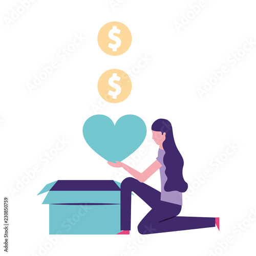 volunteers help work