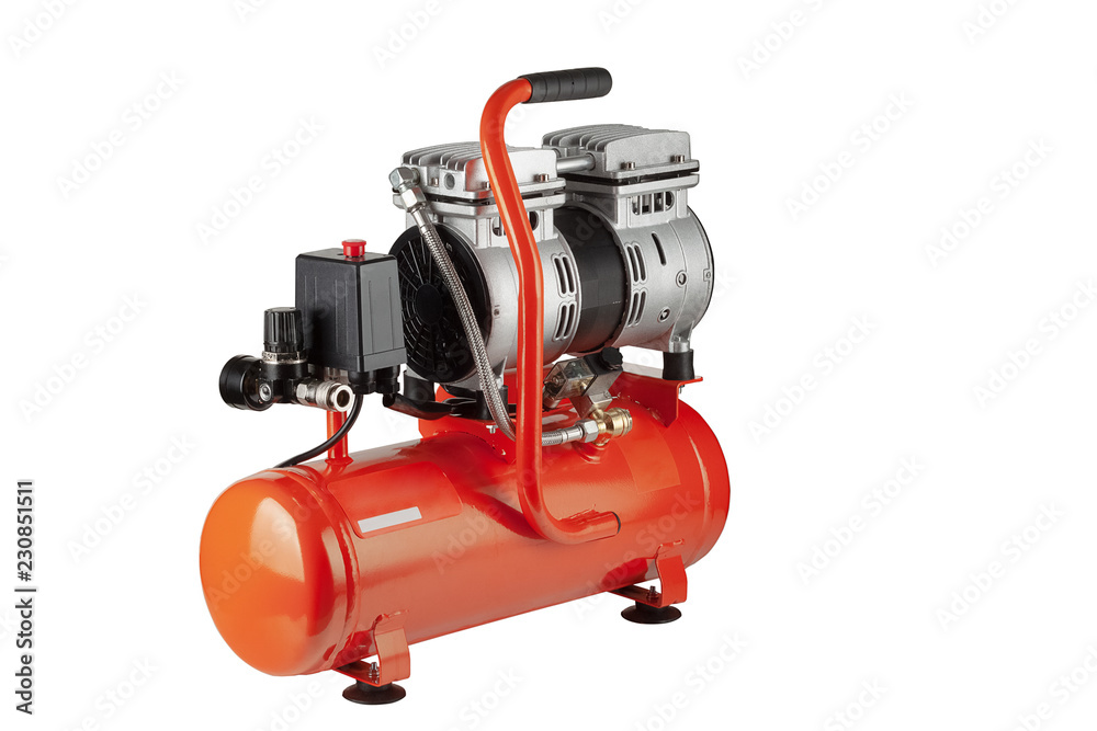 orange air compressor